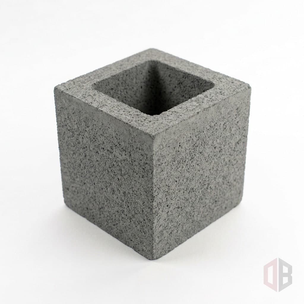Meio Bloco Estrutural 19x19x19cm