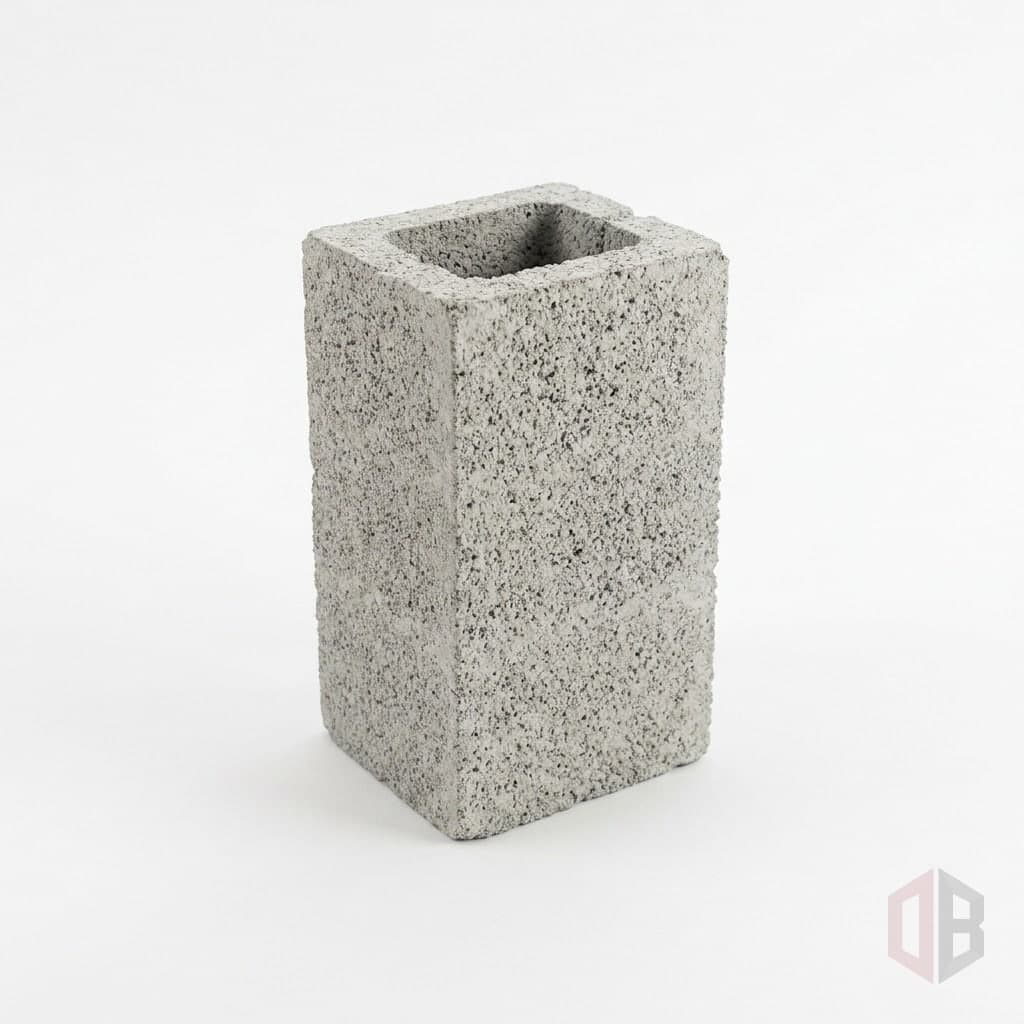Meio Bloco de Vedação 09x19x19cm
