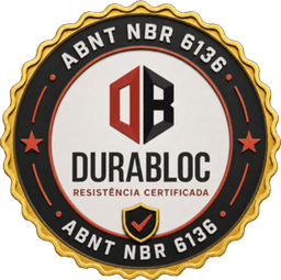 Selo ABNT NBR 6136, Durabloc, resistência certificada